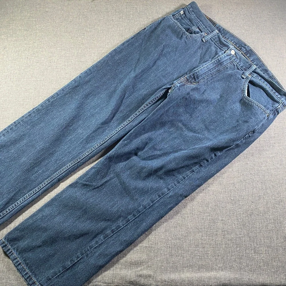 Levi 559 Relaxed Straight Baggy Jeans Mens W40 L30 Dark Wash Straight‎ Leg Denim